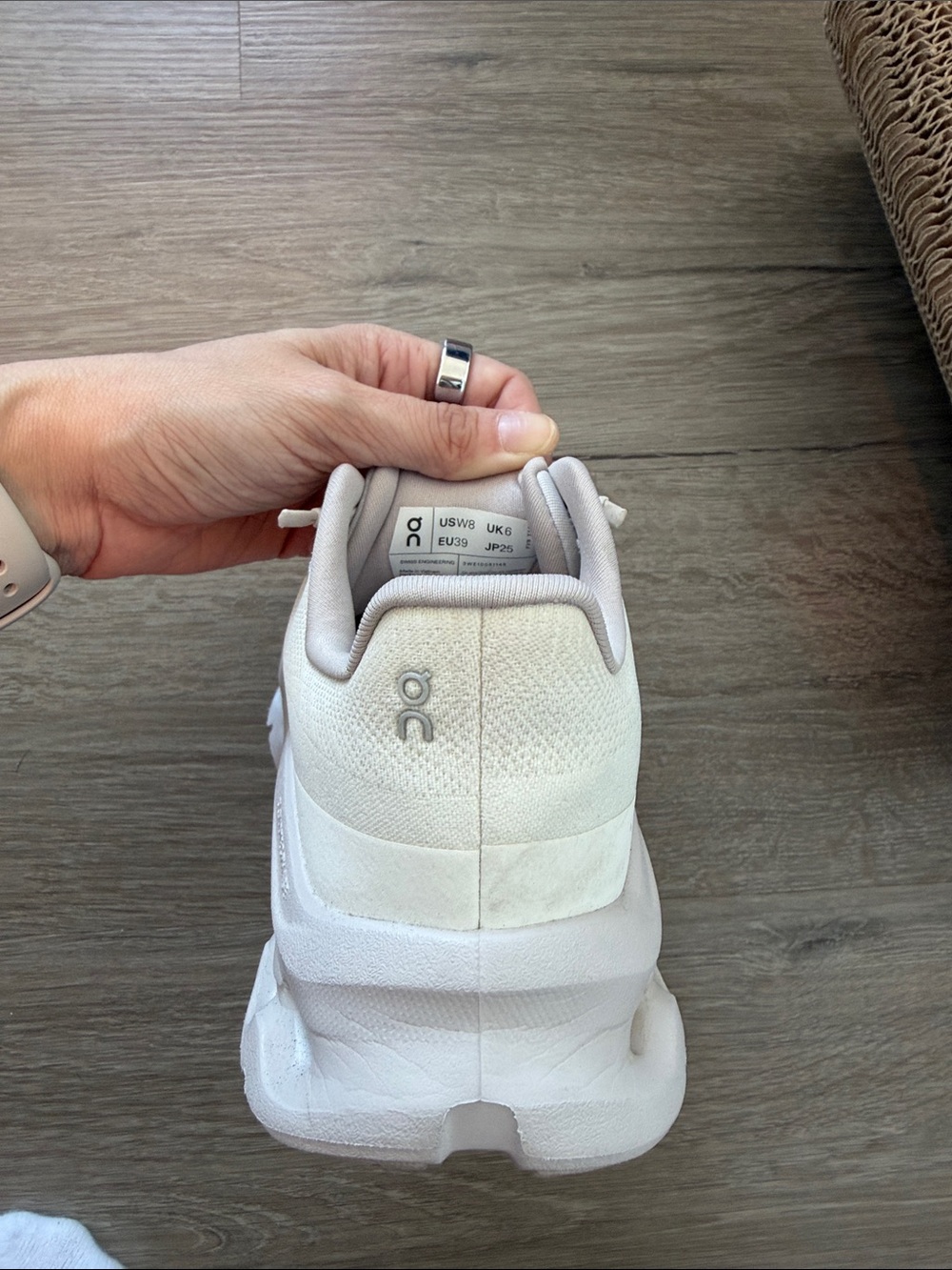 On Running Women's Neutral-Tone Running Shoes with Pastel Accents - Picture 5 of 5